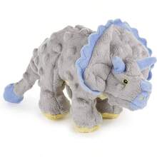 Dinos - Rex Squeaky Plush Dog, Chew Guard Technology - Green, Large - Volantes Dinos + Pequeño + Volantes Dinos (gris) - Ver 2