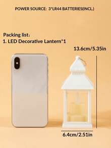 1 szt. Lampa wisząca LED w stylu vintage, w tym bateria, przenośna lampa wiatrowa do dekoracji stołu w pokoju festiwalowym, lampka świąteczna na wesele, lampka ozdobna do sypialni, lampka wisząca, czarna lampka, lampka nocna na Boże Narodzenie