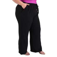 Kit 3 Patanlona Plus Size Pants Women's High Waist Pockets Stylish Elegant Pockets - 3 黑色 - 查看 4