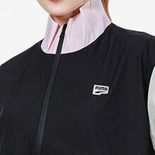 PUMA Contrast Color Stand Collar Casual Knit Jacket For Running & Training, 532726 - Black - View 5