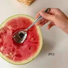 超大不锈钢餐勺，长柄大汤勺，抛光表面耐用厚实设计，适用于家庭、酒店、自助餐厅和餐厅，耐用厨具，烹饪，自助餐勺 - 銀色 - 查看 16