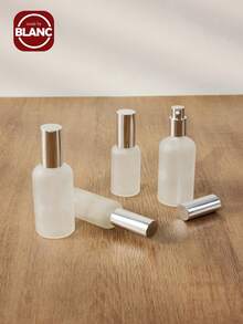 50/100ml Frosted Glass Spray Bottle, 3 Packs Fine Mist Sprayer, UV-Resistant Cosmetic Refillable Travel Bottles - Multicolor - View 2