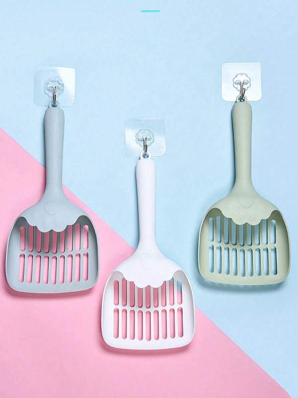 Large Sized Cat Litter Shovel Poop Artifact Integrated Portable Cat Poop Pet Supplies Wholesale Plastic Cat Litter Box Cat Litter