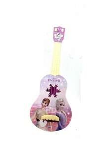 Disney 1Pc Frozen II Classical Ukuleles Guitar Musical Instrument Beginners, Interactive Parent-Child Music Toy.Creative Toy Realistic 4 String Guitar Ukulele. - Multicolor - View 5