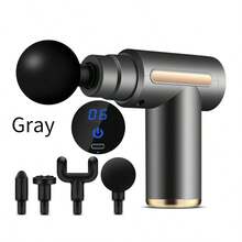 Deep Tissue Handheld Muscle Massager -6-Speed Tapping, Suitable For The Body, Back, And Neck, USB Rechargeable, Compact And Portable Design, Essential For Exercise Recovery And Fitness, Perfect Holiday Gift, Muscle Massager, Exquisite Device, Durable Plastic Shell - Multicolor - View 11