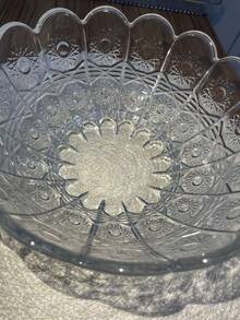 Centro de Mesa de Vidro Bohemia - Transparente - Visão 1