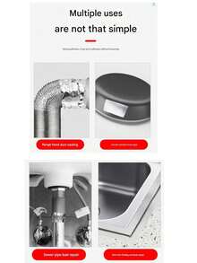 1pc Kitchen Hot Protective Cleaning Aluminum Foil Tape Stove Anti-Mildew Seam Sticker Oil-Proof Tape Range Hood Pipe Insulation Tape Anti-Mildew Sticker Multi-Function Aluminum Foil Tape High Temperature Insulation Kitchen Sink Stainless Steel Pipe Protection Tape Waterproof Self-Adhesive Stove Anti-Mildew Seam Sticker