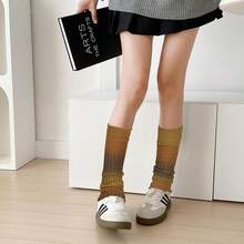 Lebaley Kawaii Leg Warmers For Girls Women - Japanese Lolita Leg Warmers Y2K Harajuku Leg Cover Stockings Kawaii Knit Socks{"Color_name":"Mixture2"} - 多色11 - 查看 7