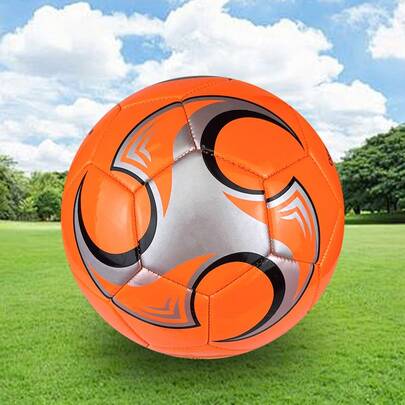 1Pc Soccer Ball, Wear-Resistant Soft Football For Training Competition And Indoor/Outdoor Sports