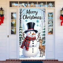 圣诞装饰横幅。节日装饰适用于圣诞主题派对装饰、门饰和花园装饰。 - 彩色 - 查看 3