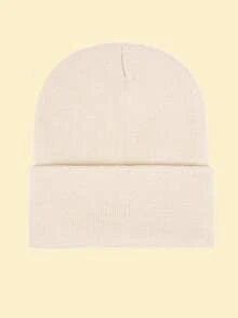 1pc,Personalized Embroidered Beanie-Custom Winter Hat For Adults -Warm Knit Hat-Custom Logo Beanie - Christmas Gift Idea-Couple Beanie With Text - Multicolor - View 19