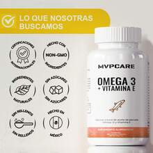 Omega 3 con aceite de pescado azul y mariscos extracto de ajo aporta vitamina E suplemento premium corazón metabolismo antioxidante bienestar salud general - Otros - Ver 5