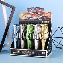 Bolígrafo creativo con diseño de avión neutral, bolígrafo con diseño de arma militar, avión de combate, operaciones especiales de helicóptero, adecuado para escuelas, oficinas, artículos de papelería, bolígrafos, regalos de Navidad, firmas