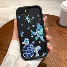 A Phone Case Suitable For The For Iphone SE (2022) Featuring A Stylish Turtle Design, Combining High Quality And A Playful Aesthetic.It'S Lightweight, Minimalistic, And Offers Good Protection While Being Easy To Clean.This  And Cute Case Is Perfect For Young, With A Unique And Creative Touch That Stands - White - View 9