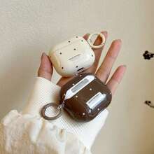 秋冬美拉德棕色波点耳机盒+挂环 适用于Apple Pro2/Pro/4/3/2 时尚耳机盒 - 彩色 - 查看 10