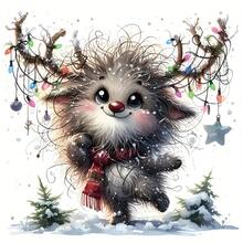 1 pièce/2 pièces/3 pièces Autocollants de transfert thermique mignons de renne - Autocollants thermiques DIY convenant aux vêtements, pantalons, t-shirts, vêtements de sport, chapeaux, sweats, sacs, oreillers, sacs à dos, coussins et autres accessoires textiles - Motif festif, meilleur choix pour la décoration de Noël