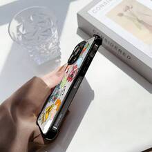 Fundas Divertidas de Sorpresa con Grafiti para iPhone 16 15 14 13 12 11 Pro Max X XR XSMAX 8 8 Plus, Cubierta Trasera Suave y Transparente Anticaída - Color 1 - Ver 4