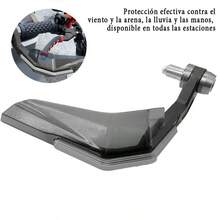 Protector de manos para manillar de motocicleta, funda protectora a prueba de viento para manillar, Puños, Paramanos - Gris - Ver 3