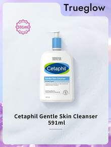 Cetaphil 溫和潔淨乳液 591ml，適用於所有膚質，臉部與身體清潔液，適用於正常至乾燥敏感肌，含菸鹼醯胺與甘油，不含皂類 - 591毫升 - 查看 1