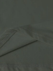 Women's Thermal Underwear Soft Solid Color T-Shirt Style Casual Home Skiing Warm Top For Winter - Dark Grey - View 7