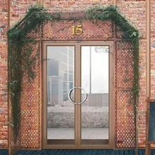 10 Pcs House Numbers 3D Door Mailbox Numbers 0 - 9 Self Adhesive House Door Street Address Stickers, Apartment, Office, Hotel Room, Mailbox Signs4x 2.5 Inches, Black - 4 X 2.5 Inches + Gold - View 7