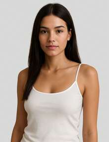 Kit Of 5 Women's Blouses With Thin Straps, Basic, Tight, Comfortable, Versatile, Casual, Assorted Colors - Multicolor - Ver 3