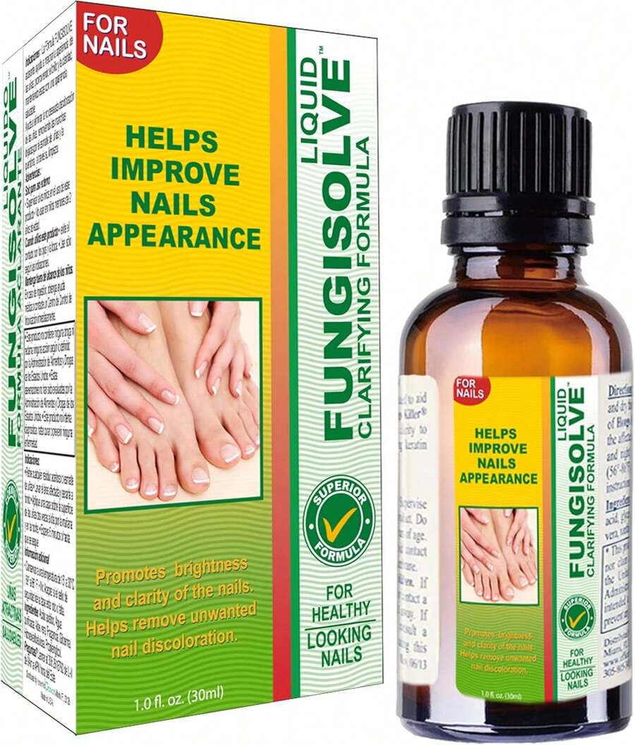 Fungisolve Clarificante de uñas: elimina los desechos de queratina donde el hongo de las uñas prospera, 1 onza - 1 - Ver 1