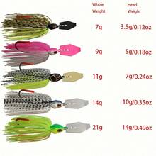 7G/14G/11G/21G Fishing Lure, Spinner Bait, Blade Jig Dancer Buzzbait, Wobbler Chatterbait For Bass Pike Fish
