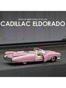 Burago Bộ sưu tập mô hình xe hơi hợp kim đúc tỷ lệ 1:64, bản sao chính thức được cấp phép của Mercedes-Benz, , Cadillac, Chevrolet, mô hình xe đua sưu tầm, quà tặng sinh nhật cho nam giới, đồ chơi xe đua. - Cadillac Eldorado Biarritz 1959 - Xem 6