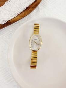 1pc Vintage Elegant Quartz Watch For Women, Versatile And Suitable For Daily Decoration