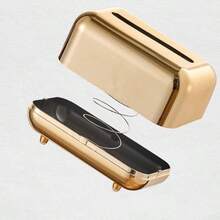 Elegante caja de pauelos moderna caja de almacenamiento, organizador de servilletas de computadora, dispensador decorativo de encimera de bao con base antideslizante para cocina, sala de estar - Como se muestra en la imagen - Ver 6