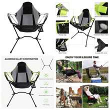 Outdoor Camping Folding Chair, Ultralight Portable Beach Chair with Carry Bag, Picnic Chair Adults u2013 Compact - Un color - Ver 1