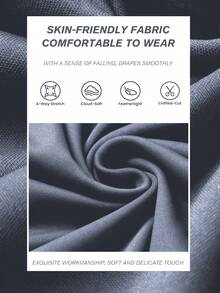 女士交叉腰带喇叭裤，高弹涤纶纯色运动瑜伽裤，交叉腰带休闲长裤，纯色紧身运动打底裤，适合所有季节，针织阔腿裤，适合健身和休闲穿着，春季款 - 深灰色 - 查看 7