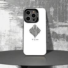 Funda de Teléfono Diamond Noir para 17,16,15,14,13,12,11,Pro,Max,Plus, W-Werenoi Cubierta Negra Mate a Prueba de Golpes - z5 - Ver 11
