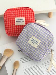 1Pc/Set Túi đựng đồ trang điểm chần bông kẻ caro màu khối Túi đựng mỹ phẩm Túi đựng son môi Túi đựng băng vệ sinh Túi đựng tai nghe Ví Ví đựng đa năng Túi đựng đồ cầm tay có khóa kéo Đựng mỹ phẩm, chăm sóc da, kem dưỡng da tay, dầu dưỡng môi, sơn móng tay, băng vệ sinh, tai nghe, tiền xu, các vật dụng nhỏ Đồ dùng du lịch Đồ dùng đi làm Quà tặng cho người yêu và bạn bè Quà tặng sinh nhật Quà tặng phù dâu Quà tặng ngày lễ tình nhân Bộ túi đựng đồ trang điểm Hộp đựng đồ trang điểm Túi đựng đồ vệ sinh cá nhân Đồ dùng học tập Túi đựng đồ trang điểm Đồ dùng ngày lễ Túi đựng đồ trang điểm Đồ dùng trang điểm Đồ dùng cho ngày lễ Mùa đông Họa tiết da báo Chó xúc xích Quà tặng cho phụ nữ Đồ dùng cho ngày tựu trường - Nhiều màu - Xem 5