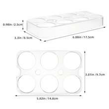 2Pcs Holder For Refrigerator Organizer Storage Box Clear Tray For Fresh Storage Stackable Design For Kitchen And Fridge Organization