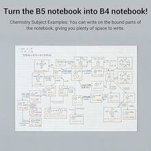 Campus Composition Kimochii Notebook, 1 Pack Feels Flat Semi-B5 Comp Book, Blue, Dot B 6mm Ruled, 30 Sheets School Lined Journal Notebook For Work Study Note Taking. Japan Import - 1_ - 查看 5