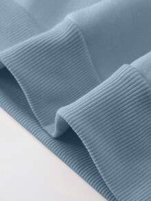 GRDR Men's Hoodie With Car Element Print, Kangaroo Pocket, Autumn/Winter New Street Fashion - Baby Blue - View 9