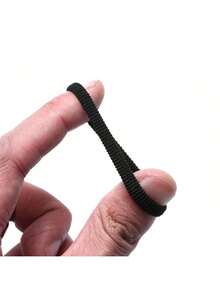 10个/50个/200个黑色纯色弹力发圈，小号2厘米/0.787英寸，适合女性日常使用，简约厚实，可扎马尾，风格简约优雅，高弹力无缝发饰，佩戴无痛，适合女性发饰，基础款发圈，适合日常休闲佩戴，办公通勤发饰，头饰发带，头饰橡皮筋 - 黑色 - 查看 7