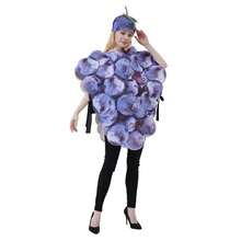 In-Stock New Halloween Stage Performance Costume, Sports Meet Fruit Party Role Play Outfit, Fruit & Vegetable Pattern Fabric Sponge Costume, Wholesale