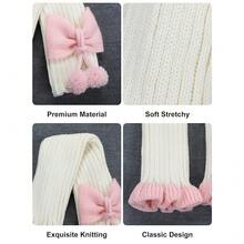 Lebaley Kawaii Leg Warmers For Girls Women - Japanese Lolita Leg Warmers Y2K Harajuku Leg Cover Stockings Kawaii Knit Socks{"Color_name":"Bow3"} - 多色3 - 查看 3