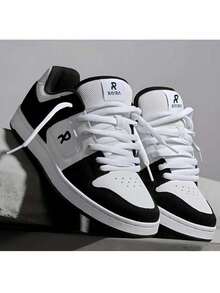 MANTECA 4 BLACK AND WHITE CASUAL CHILDREN'S SNEAKERS FOR BOYS AND GIRLS - Black and White - View 1