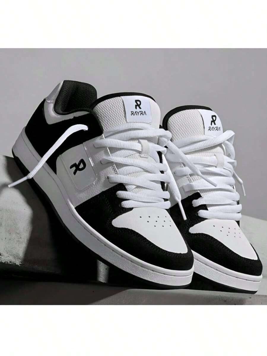 MANTECA 4 BLACK AND WHITE CASUAL CHILDREN'S SNEAKERS FOR BOYS AND GIRLS - Black and White - View 1