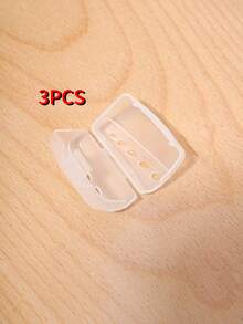 3 piezas/6 piezas/10 piezas Funda transparente portátil para cabezal de cepillo de dientes, artículos esenciales de baño, decoración de baño del hogar, decoración de otoño, de vuelta a la escuela - transparente - Ver 11