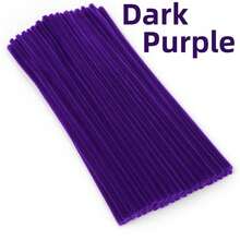 Bộ 150/300 ống làm sạch dày, ống làm sạch màu tím nhạt, tím đậm, xanh lá cây quân đội, 3 loại thân vải nhung, bộ hoa làm sạch ống, thân vải nhung số lượng lớn làm đồ thủ công mỹ nghệ, vật tư cho dự án nghệ thuật và thủ công mỹ nghệ, đồ trang trí sáng tạo cho dự án nghệ thuật và thủ công mỹ nghệ (Bộ màu tím - 150/300 chiếc) - Nhiều màu - Xem 6