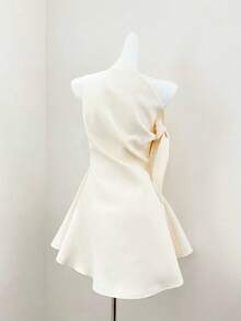 Women Short Dresses - 白色 - 查看 11