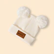 6pcs Baby Knit Hats, 8 Colors Available, Thick & Warm For Winter, Minimalist & Cute Style, Suitable For 1-6 Years Old Children Outdoor Hiking/Skiing And Daily Winter Wear