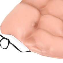男性假肌肉腹部服装道具男士胸部腹肌塑身器男士角色扮演假肌肉胸部假肌肉 - 彩色 - 查看 3