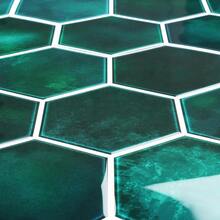 Dark Green Tile Peel And Stick Backsplash For Kitchen12X12 4Tiles Hexagon Stick On Back Splashes For Kitchens Peel And Stick Wall Tiles For Bathroom Shower Tile Stickers Renter Friendly