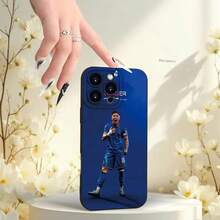 Una funda protectora suave y popular con diseños de jugadores de fútbol a la moda, compatible con los modelos de  7/8/X/XS/XR/11/12/13/14/15/16 Plus Pro Max Mini 16E. Es un regalo perfecto para días festivos o cumpleaños, adecuado para novias, novios, mujeres, hombres, esposos, esposas, amigos, o incluso para. - Mezcla de colores - Ver 6